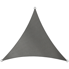 Schattentuch Outdoor HDPE Dreieck 500 cm anthrazit