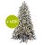 Royal Christmas Canberra Flock künstlicher Weihnachtsbaum 180 cm mit LED-Beleuchtung