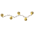 Lichtschnur mit Weihnachtskugeln – 2in1-Dekoration (120-150 cm)