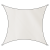 Schattentuch Outdoor Polyester Quadratisch 360x360 cm weiß