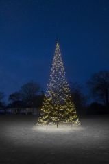 Fairybell Fahnenmast-Weihnachtsbaum 800 cm 1500 LED mit Twinkle