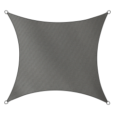 Schattentuch Outdoor Polyester Quadratisch 360x360 cm Anthrazit