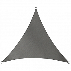 Schattentuch Outdoor Polyester Dreieck 500 cm anthrazit