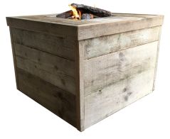 Enjoyfires Feuertisch Block altes Gerüstholz