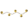 Lichtschnur mit Weihnachtskugeln – 2in1-Dekoration (120-150 cm)