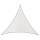 Schattentuch Outdoor Polyester Dreieck 360 cm weiß